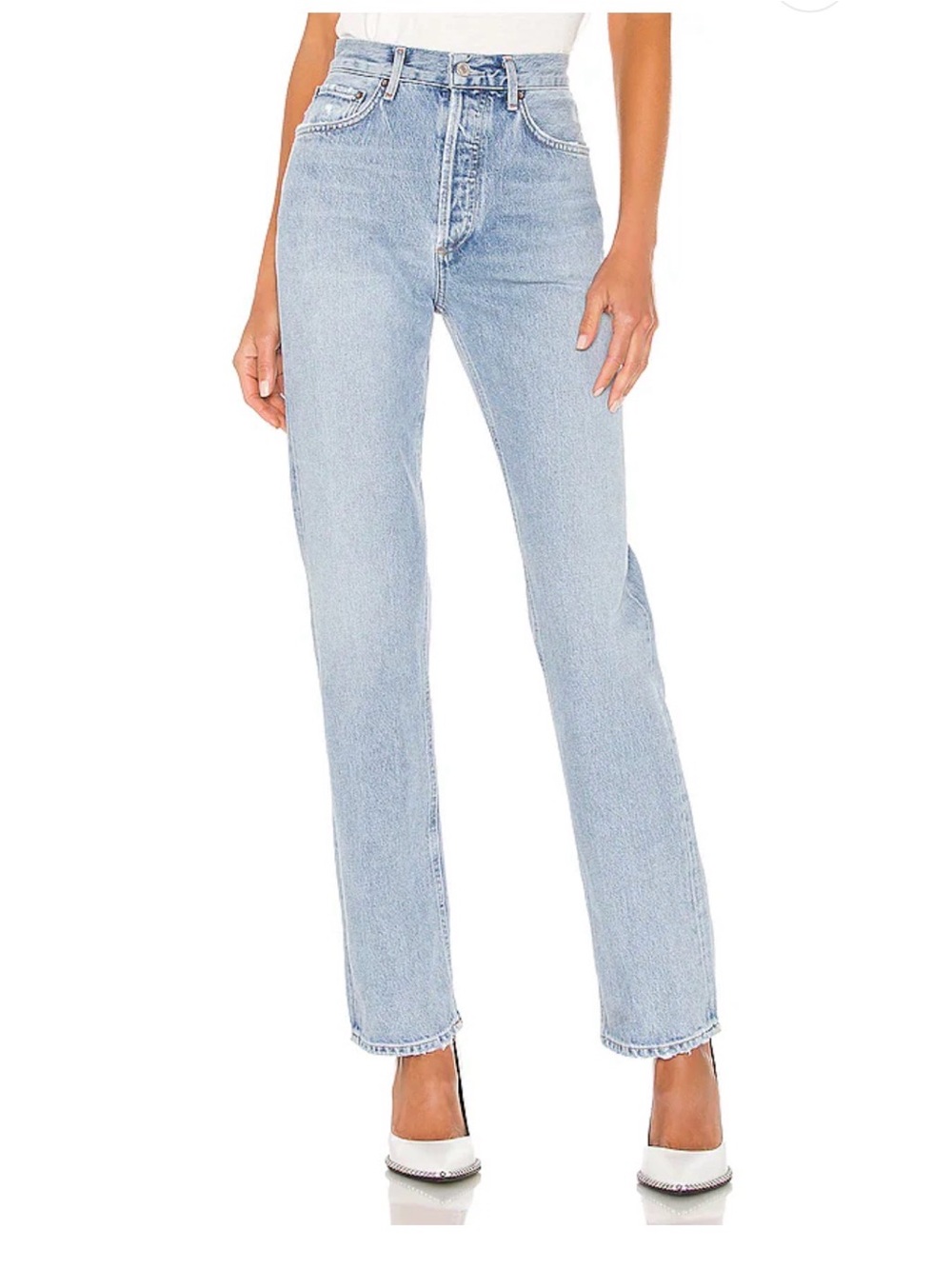 Agolde Lana Straight Leg Jeans in Riptide